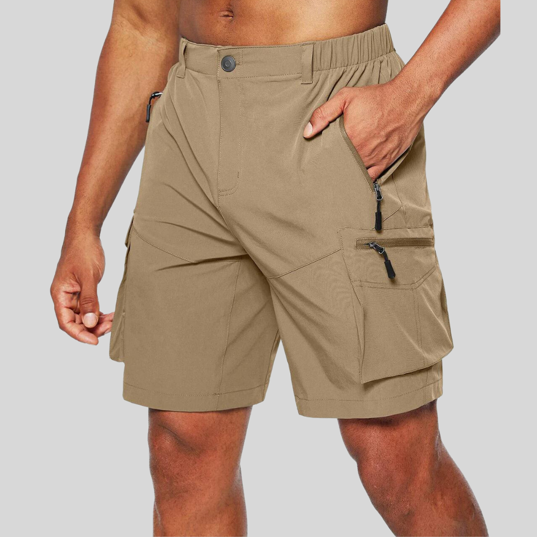 Jan - Herren Cargoshorts in Grau