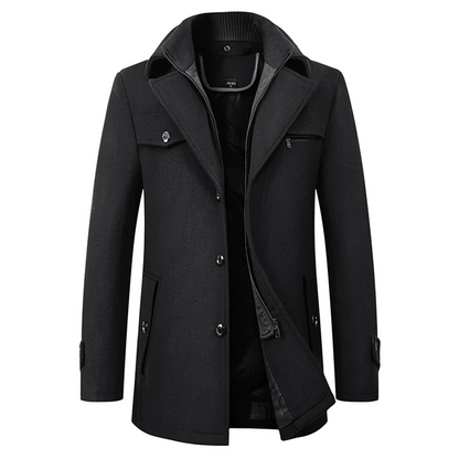 Lorenzo | Herren Formaler Bomber Jacke | Warme
