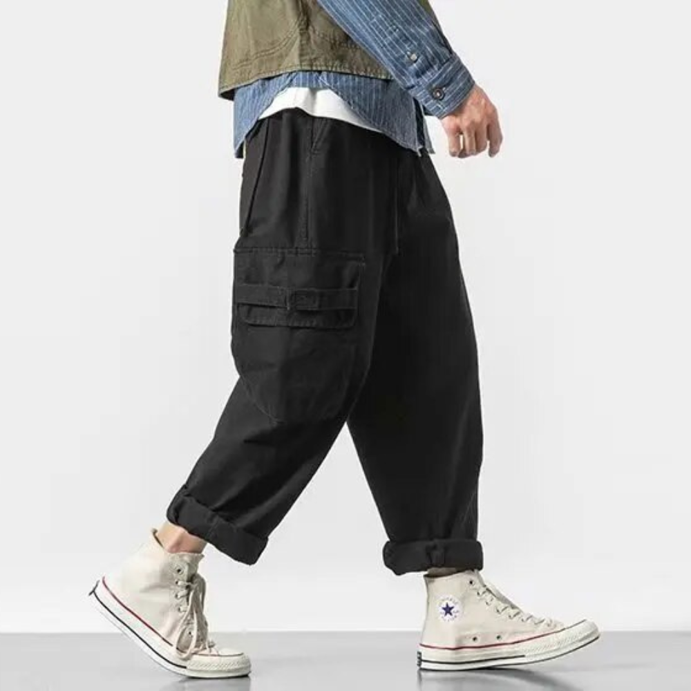 Damon - Vintage Cargo Baggy Hosen