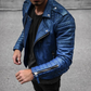 Herren Modisch Premium Bikerjacke | Wasserdichte