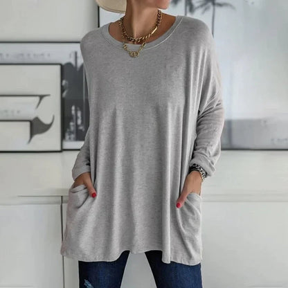 Lässiger Oversize Pullover Für Damen | Rundhals