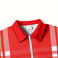 Henry – modisches rotes golfshirt im streetstyle