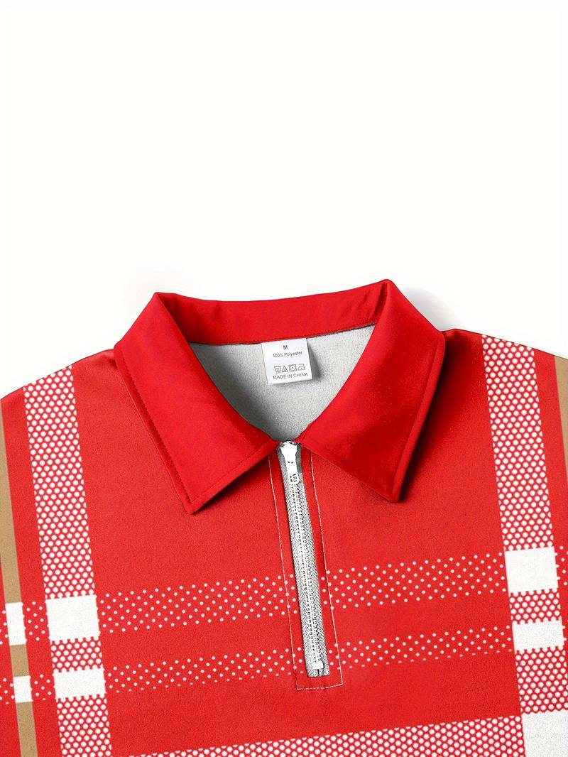 Henry – modisches rotes golfshirt im streetstyle