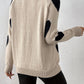 Pullover mit Herzmuster – Romantischer Stil mit gemütlicher Wärme