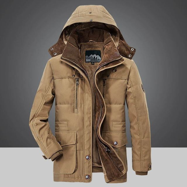 Blauer Premium Winterjacke - Henrik