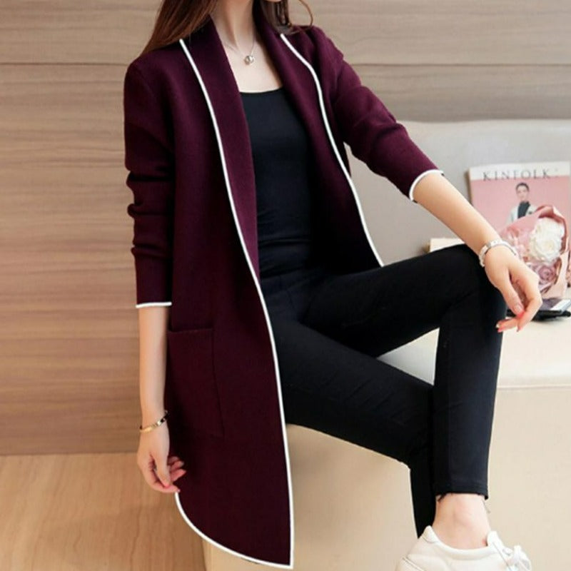 "Chelsey" Legere Longstrickjacke