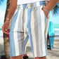 Moritz - Gestreifte Sommer-Strandshorts