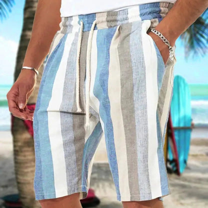 Moritz - Gestreifte Sommer-Strandshorts