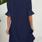 Emélie Elegantes Kleid mit V-Ausschnitt