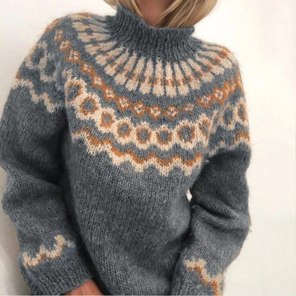 Nordischer Pullover – Gemütliche Eleganz mit winterlichem Charme