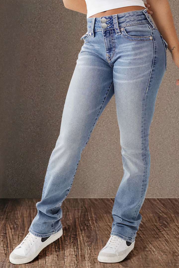 Chloey | Gerade geschnittene Jeans für Damen