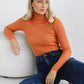 Klassischer Rollkragenpullover für Damen | Lässig