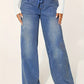 Blaue Palazzo-Jeans - Vanessa