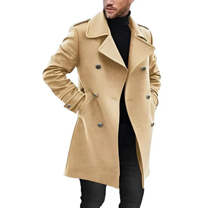 Herren Lange Winter Trench Mantel | Warme