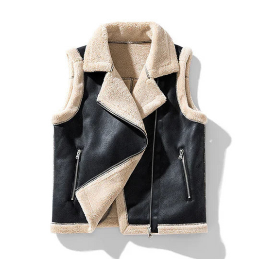 Warme Vintage Weste für Damen | Ärmellos