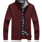 Herren-Strickjacke mit Reißverschluss
