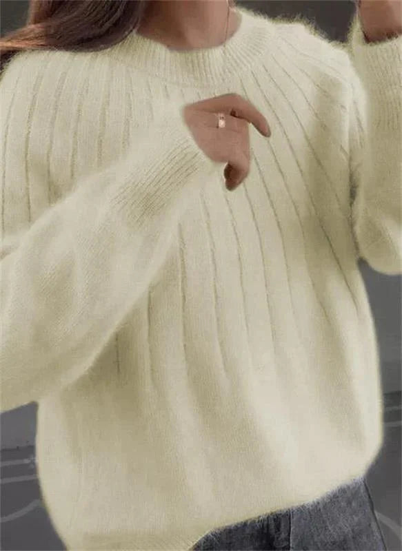 Flauschiger Strickpullover aus Kaschmir - Jemenza