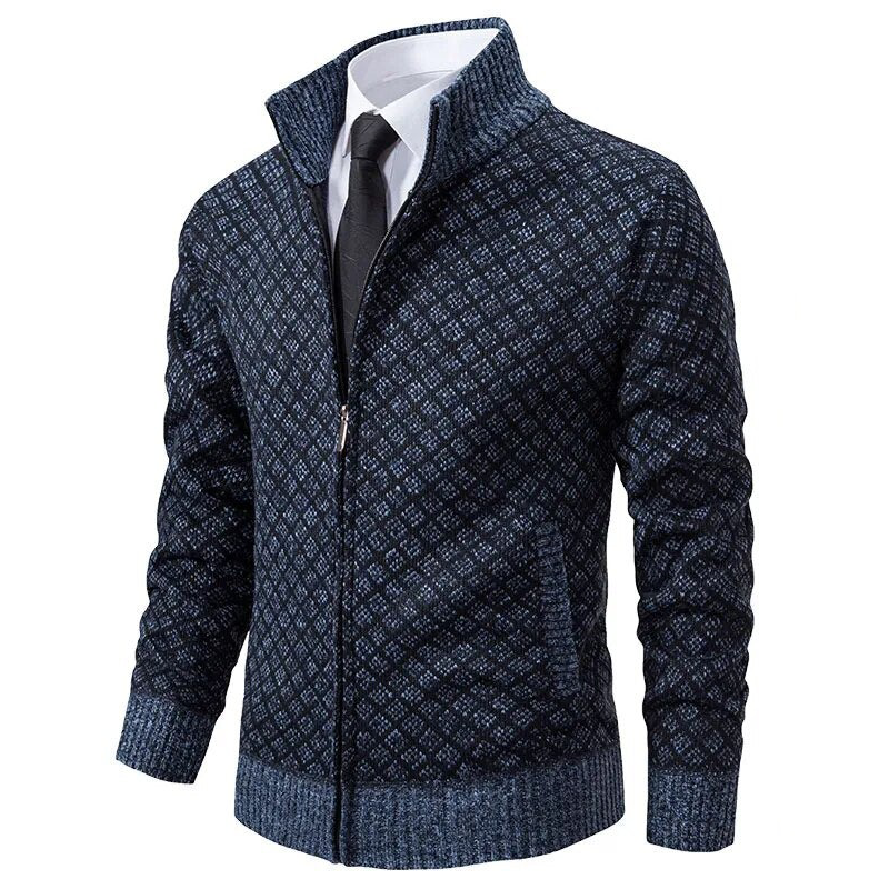 Louis - jacquard-cardigan