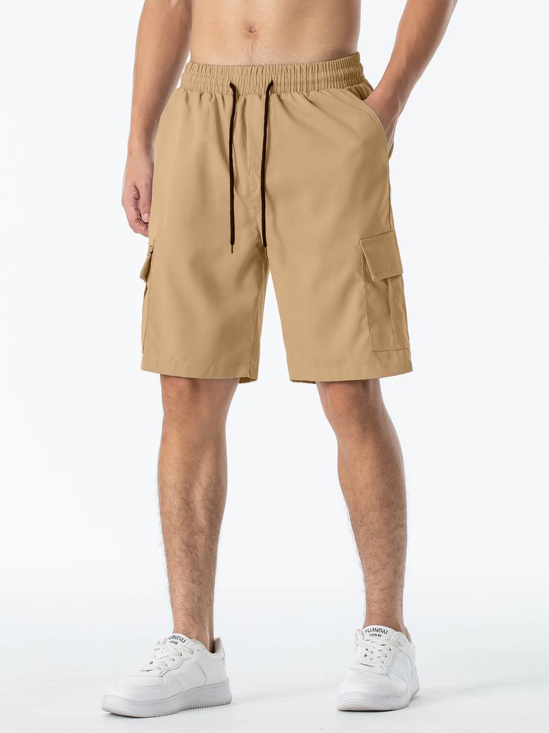 Matthew – cargo-shorts mit kordelzug im klassischen design