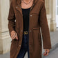 Modische Jacke mit Taillenzug und Knopfleiste – Perfekt für den Alltag