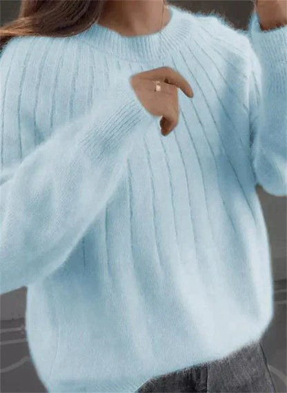 Flauschiger Strickpullover aus Kaschmir - Jemenza