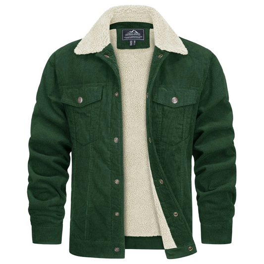 Warme Winterjacke Für Herren | Button Down