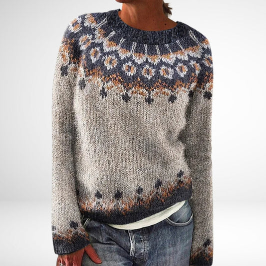 Pullover mit nordischem Muster – Gemütliche Wärme mit zeitloser Eleganz