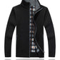 Herren-Strickjacke mit Reißverschluss