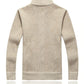 Herren-Strickjacke mit Reißverschluss