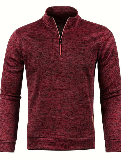 Langarm-Pullover Rot – Jonas