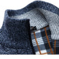 Herren-Strickjacke mit Reißverschluss