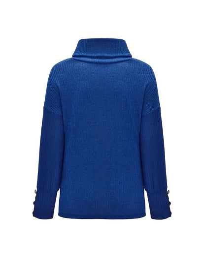 Iya | Damen Rollkragen Pullover | Warme