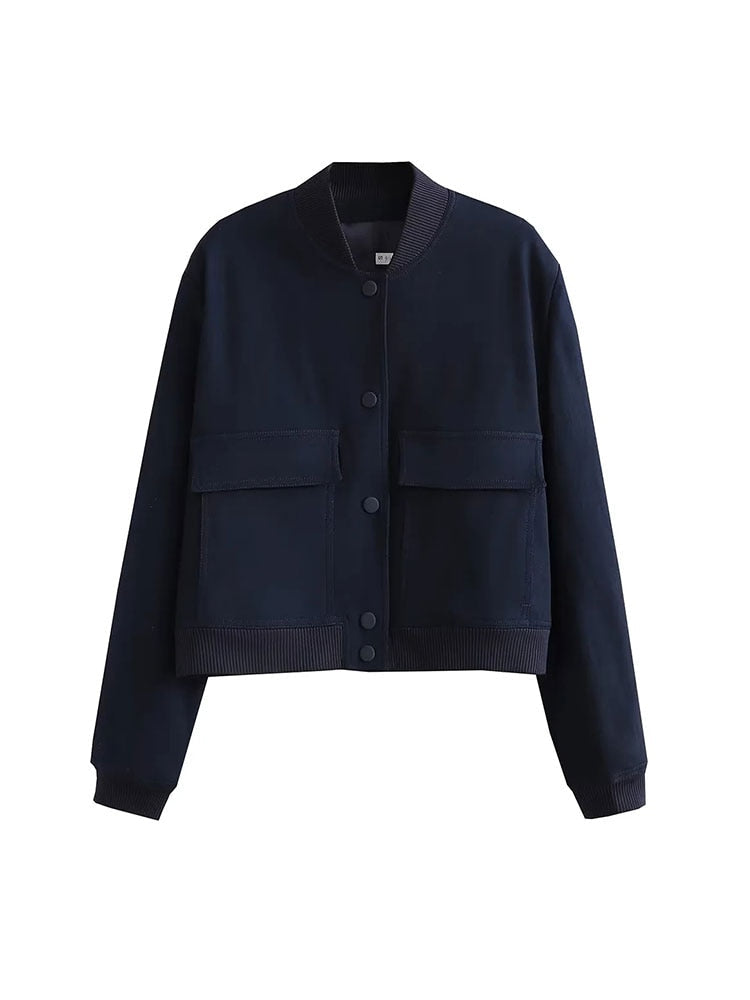 Schwarze Bomberjacke - Ilse