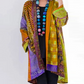 Damen Jahrgang Mehrfarbig Strickjacke | Lässig