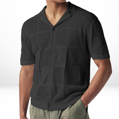 Tasi - atmungsaktives freizeit-strickhemd für männer