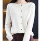 Damen Weicher Button Down Strickjacke | Warm