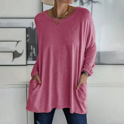 Lässiger Oversize Pullover Für Damen | Rundhals