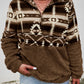 Gemusterter Fleece-Pullover – Warmer Stil mit gemütlichem Selbstvertrauen