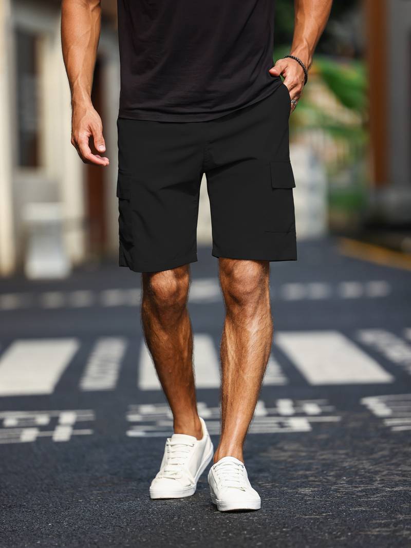 Jamie – lässige cargo-shorts mit taschen für herren