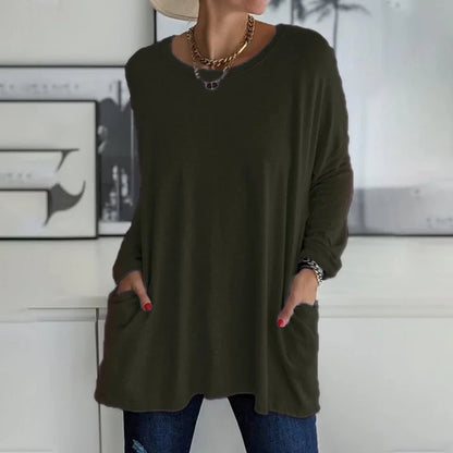 Lässiger Oversize Pullover Für Damen | Rundhals