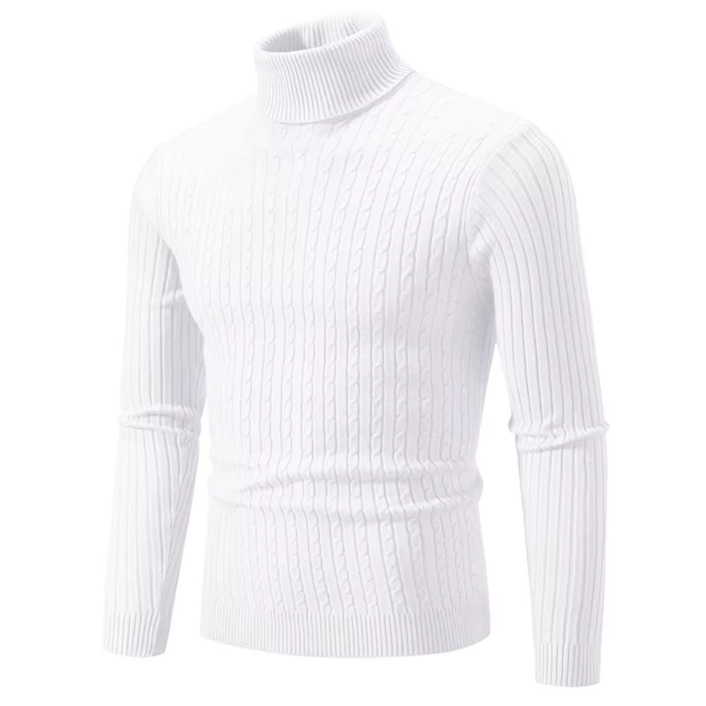 Warmer Rollkragenpullover Grau – Jonas