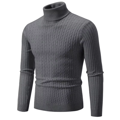 Warmer Rollkragenpullover Grau – Jonas