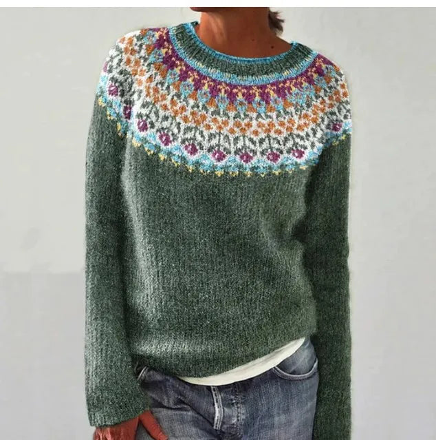 Pullover mit Waldmuster – Gemütlicher Stil mit dem Charme der Natur