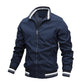 Einfarbige Herren Freizeitjacke