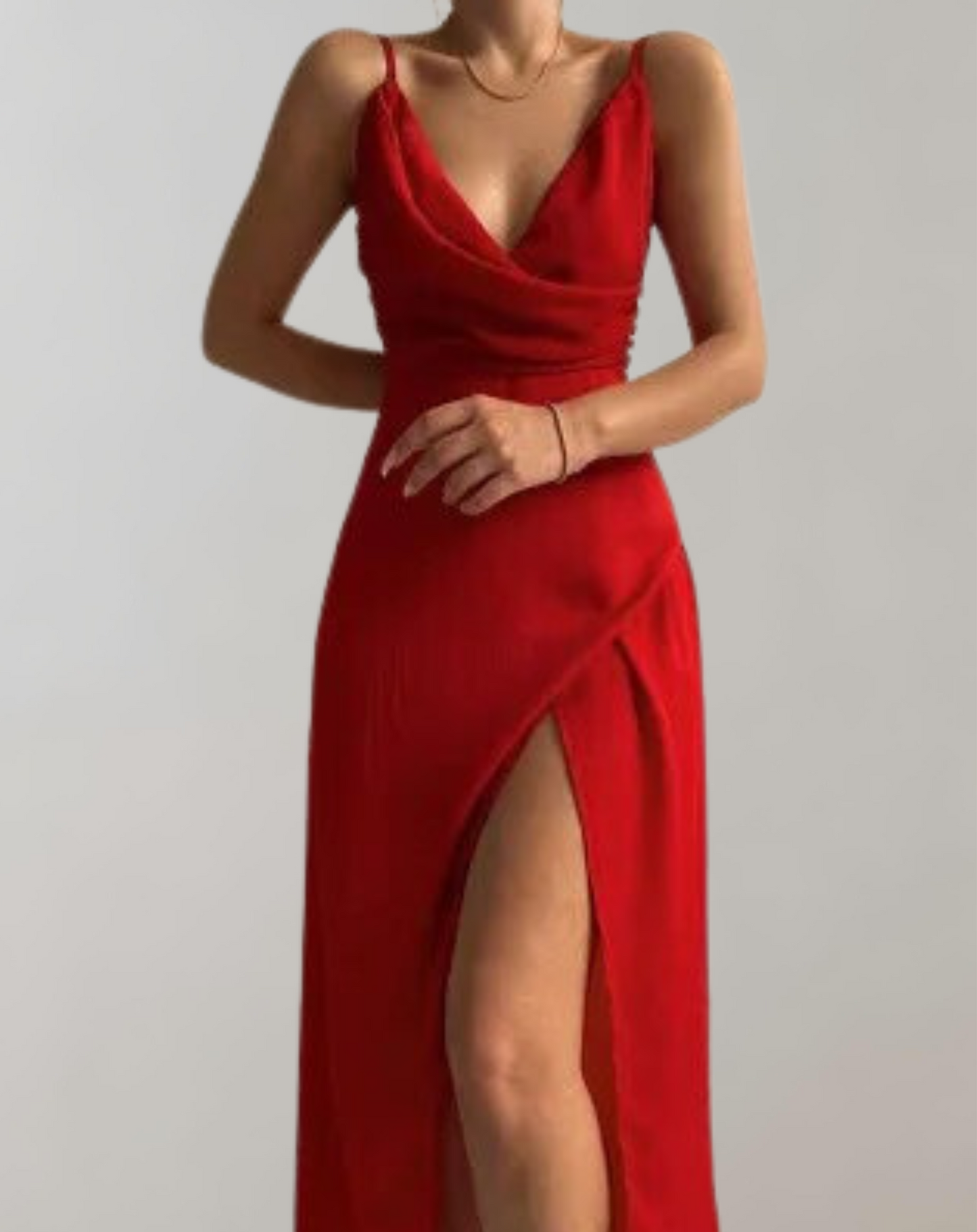 Kinsley Frauen Spaghetti Abschlusskleid