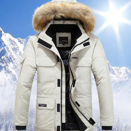 Devon | Herren Winter mit Kapuze Parka Jacke | Warme