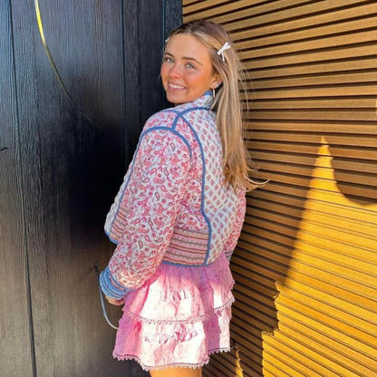 Costanza - Wendewindjacke mit Boho-Print