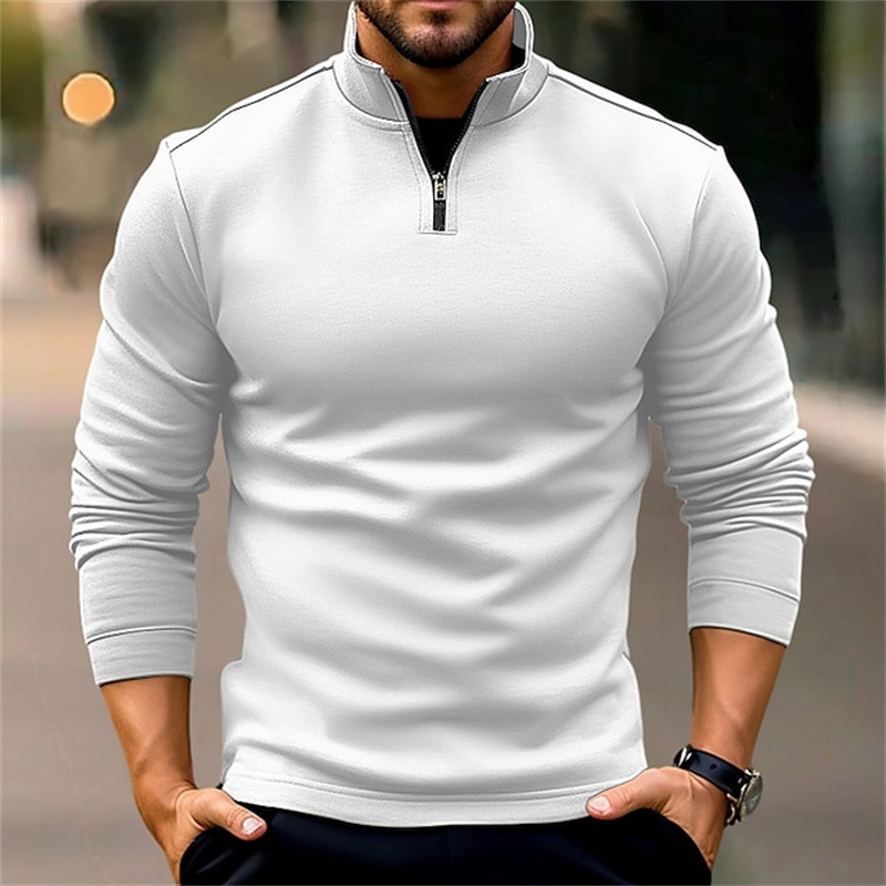 Marco Langarm Polo Sport Zipper