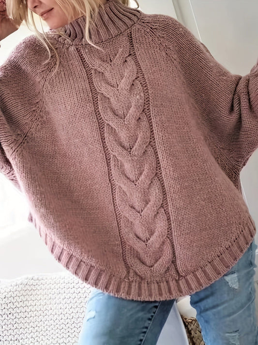 Zopfmuster-Pullover – Mühelose Wärme mit schicker Eleganz