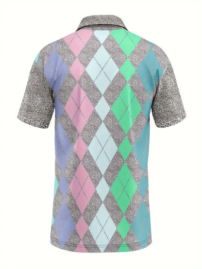 Mason – kurzarm-poloshirt im vintage-farbblock-design